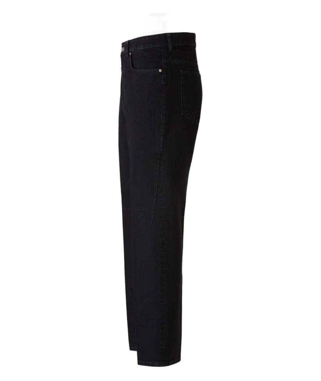 GIVENCHY Черные хлопковые прямые джинсы, фото 3
