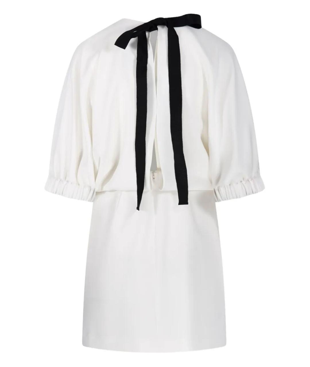 MAX MARA Белое повседневное платье, фото 2