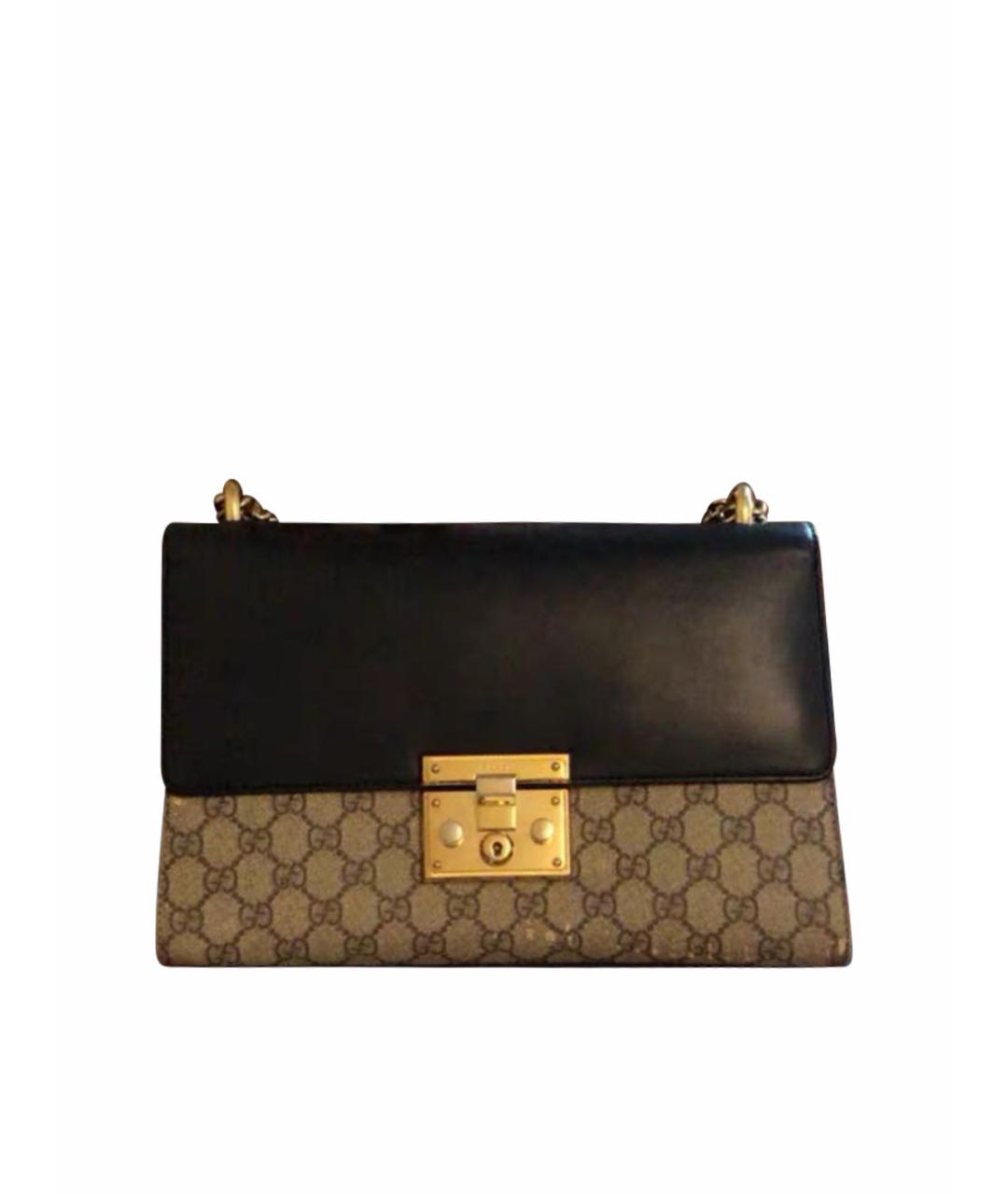 GUCCI Коричневая сумка на плечо, фото 1