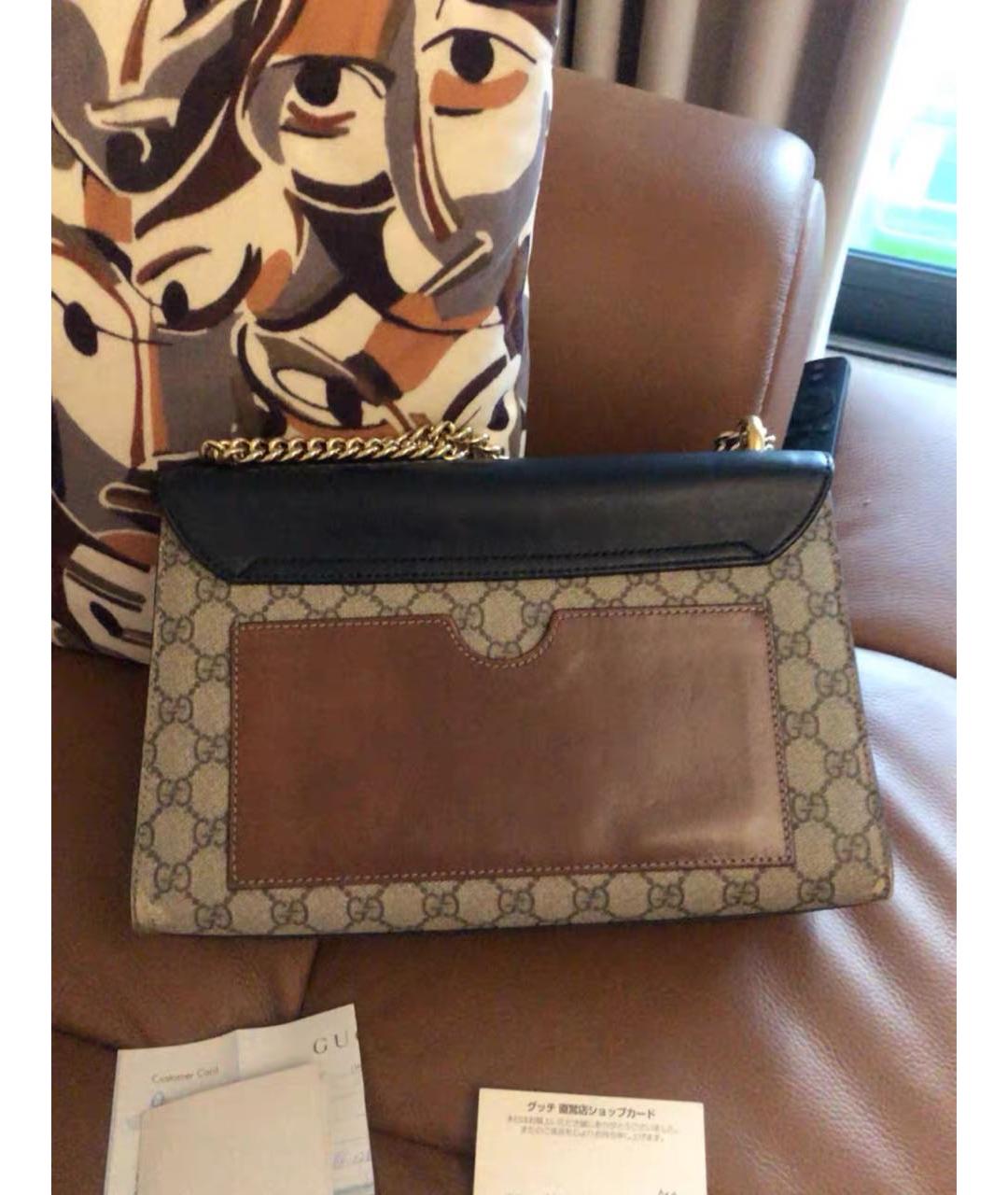 GUCCI Коричневая сумка на плечо, фото 2