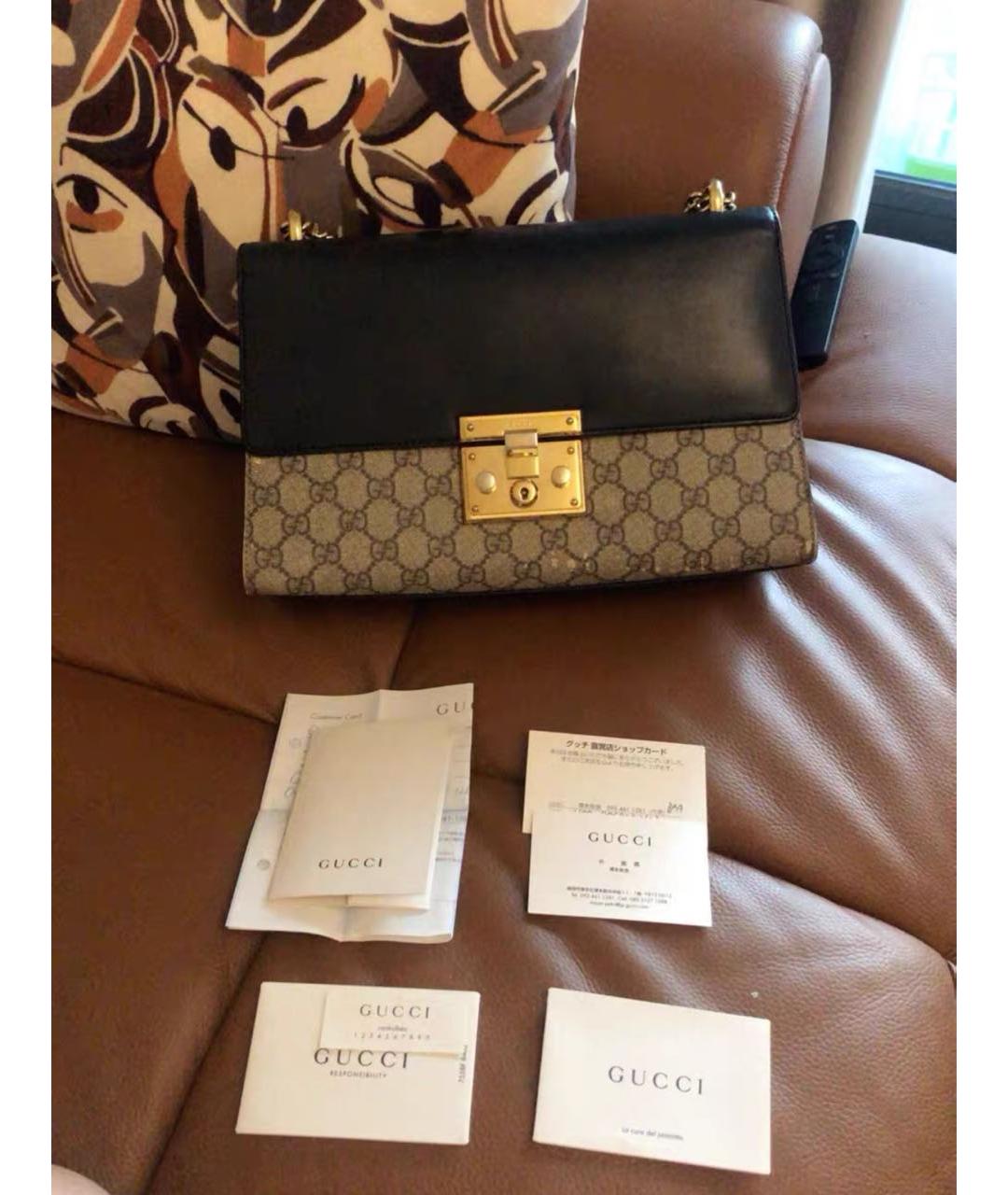 GUCCI Коричневая сумка на плечо, фото 5
