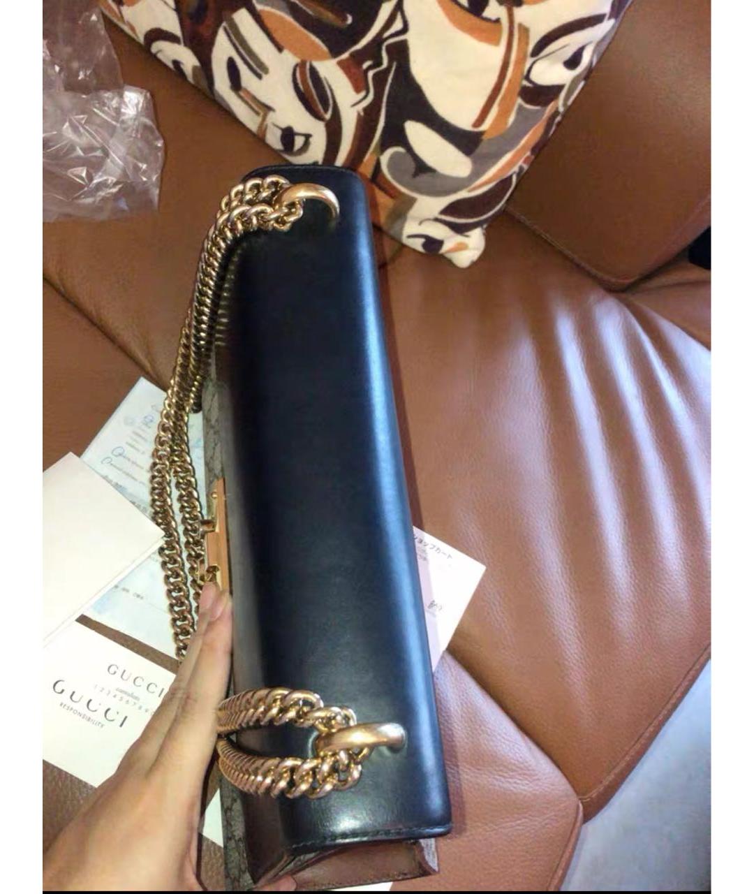 GUCCI Коричневая сумка на плечо, фото 3