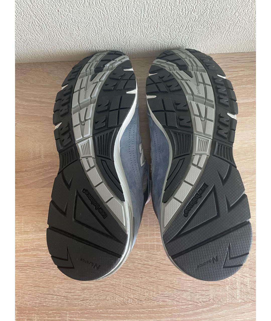 NEW BALANCE Голубые замшевые низкие кроссовки / кеды, фото 5