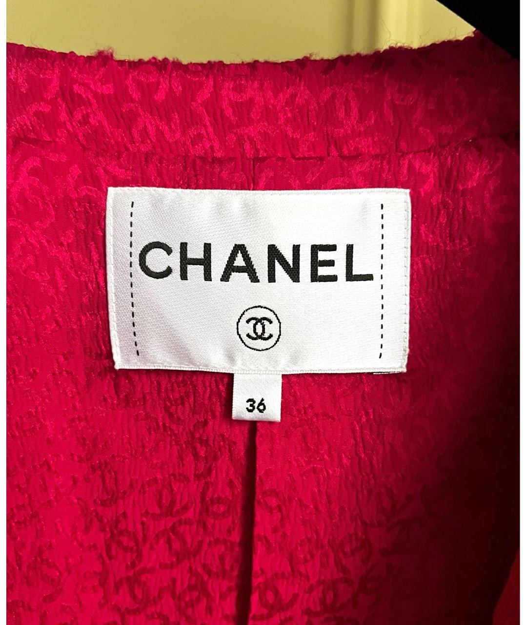 CHANEL Твидовый жакет/пиджак, фото 6