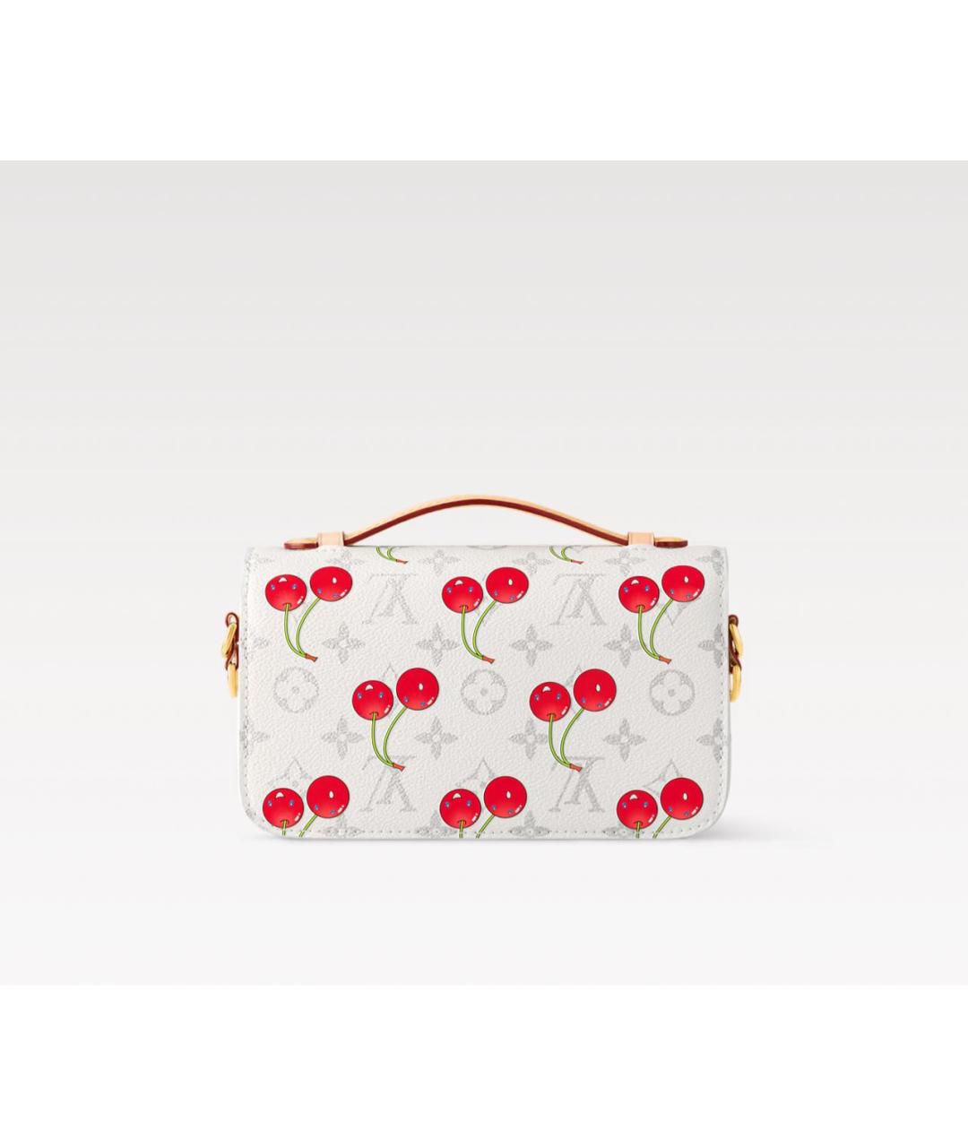 LOUIS VUITTON Белая сумка через плечо, фото 3