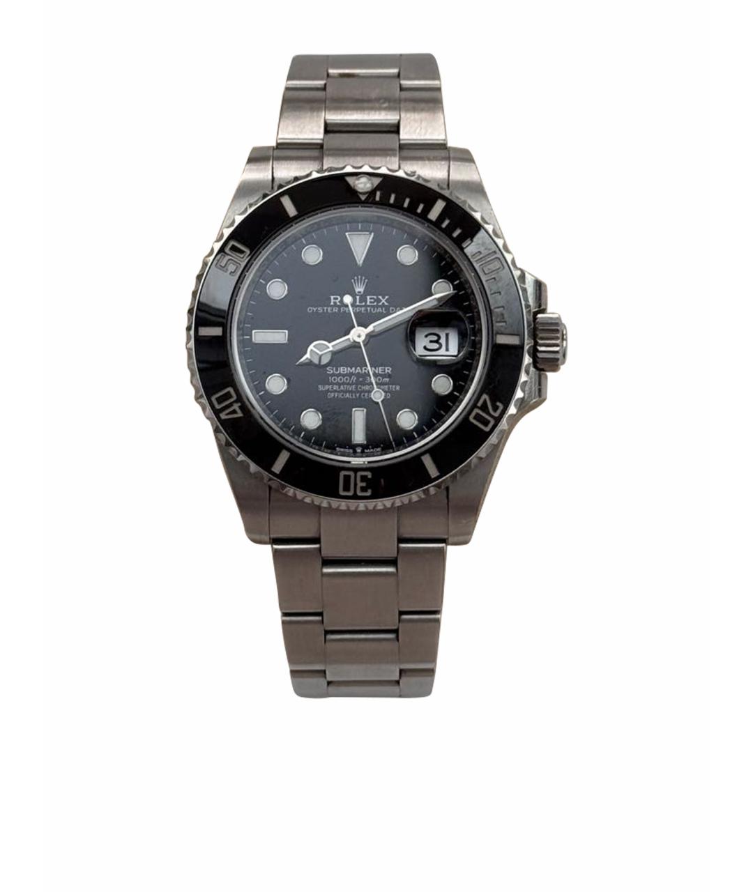 ROLEX Серебряные металлические часы, фото 1