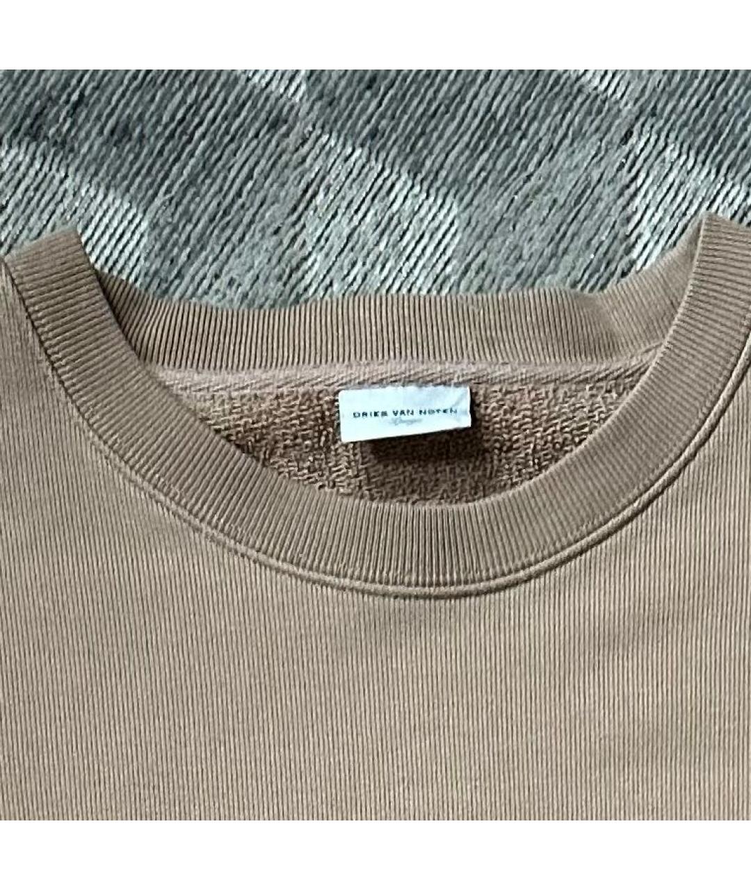 DRIES VAN NOTEN Бежевый хлопковый джемпер / свитер, фото 8