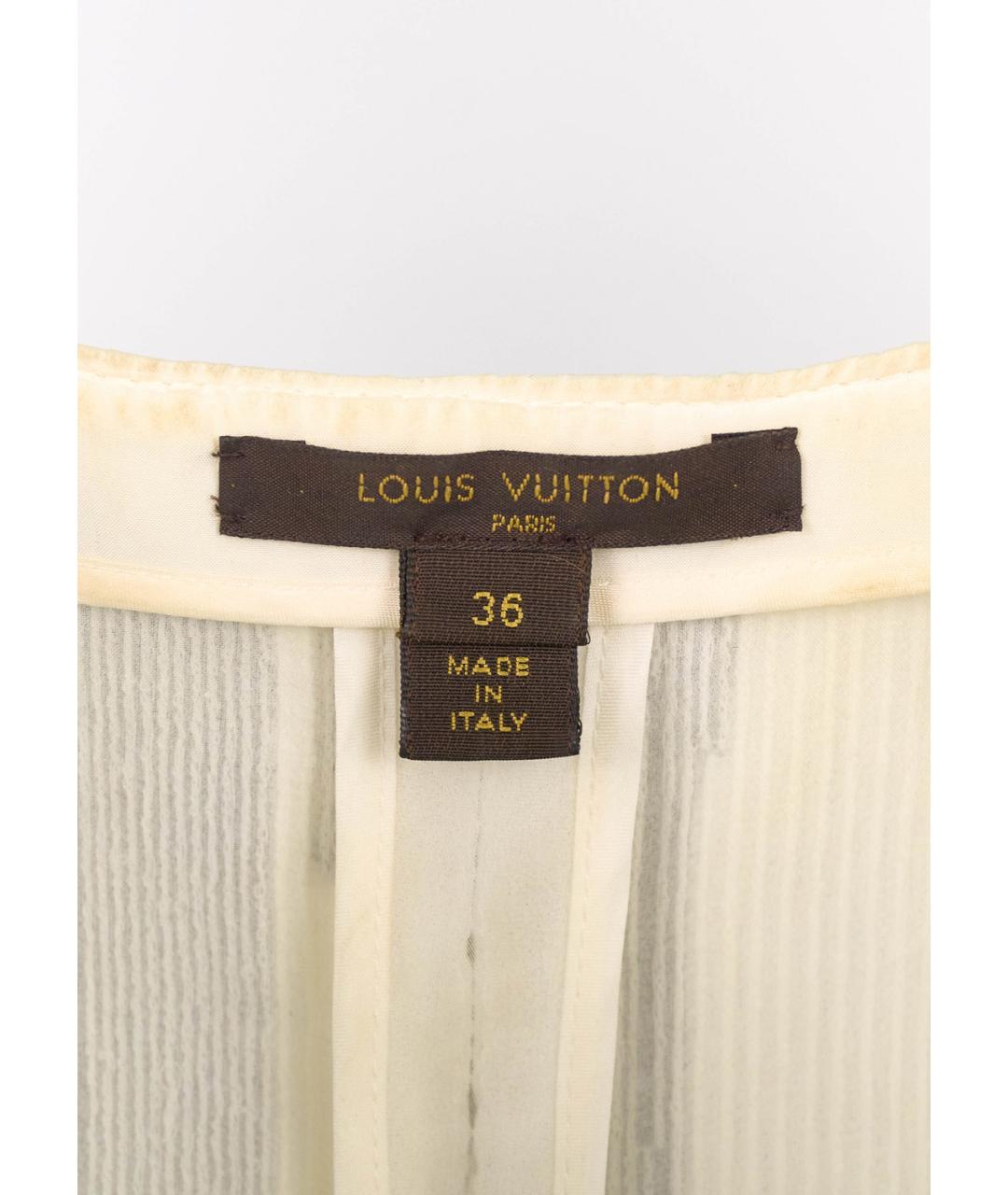 LOUIS VUITTON Мульти хлопковое повседневное платье, фото 5