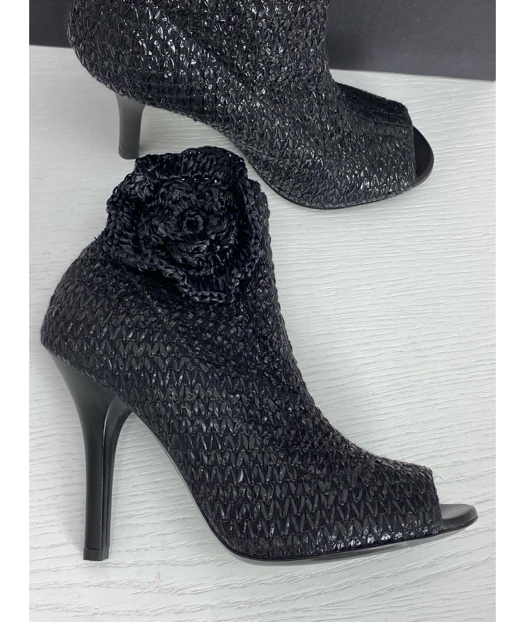 DOLCE&GABBANA Черные кожаные туфли, фото 5