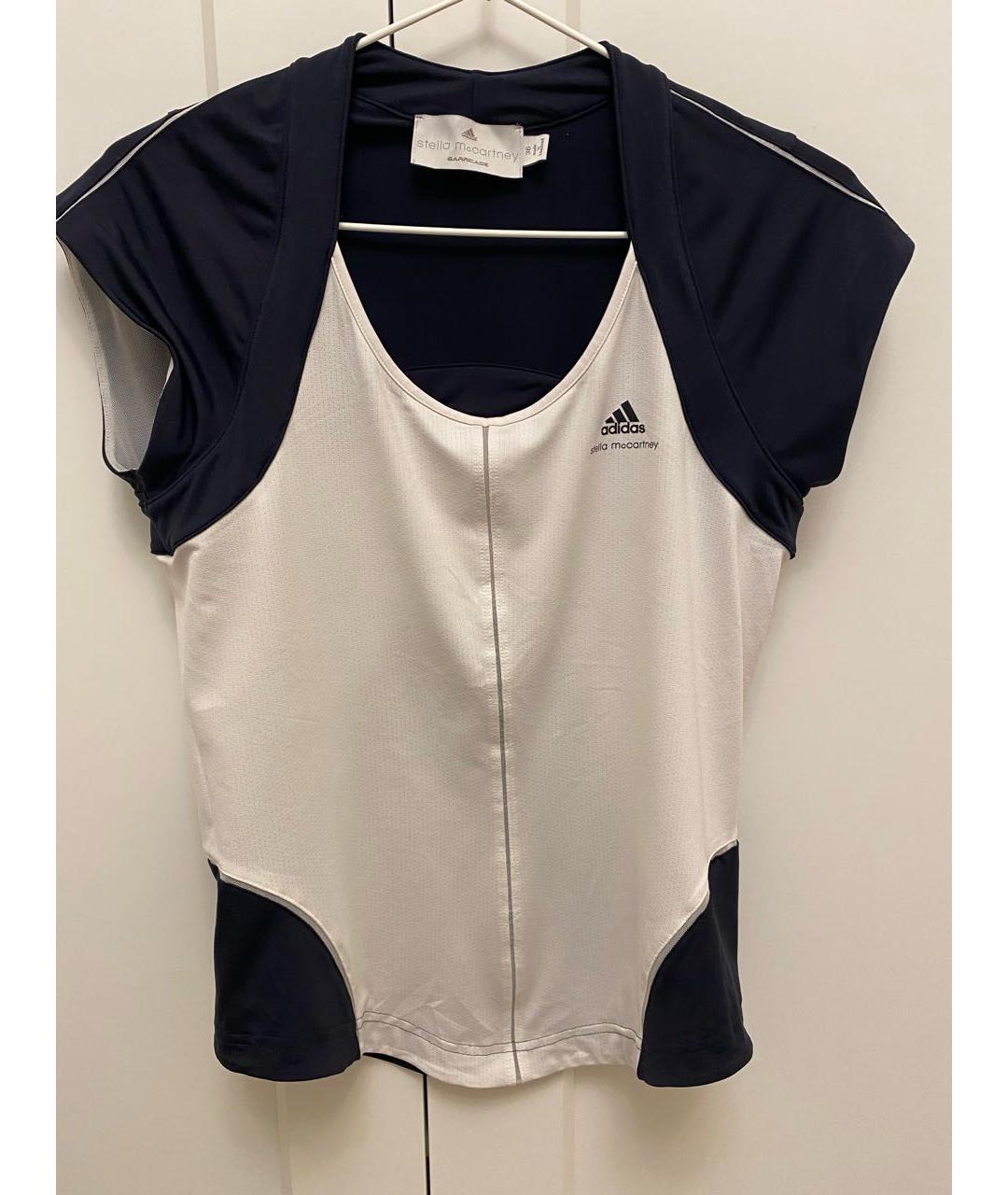 ADIDAS BY STELLA MCCARTNEY Темно-синяя полиэстеровая футболка, фото 7