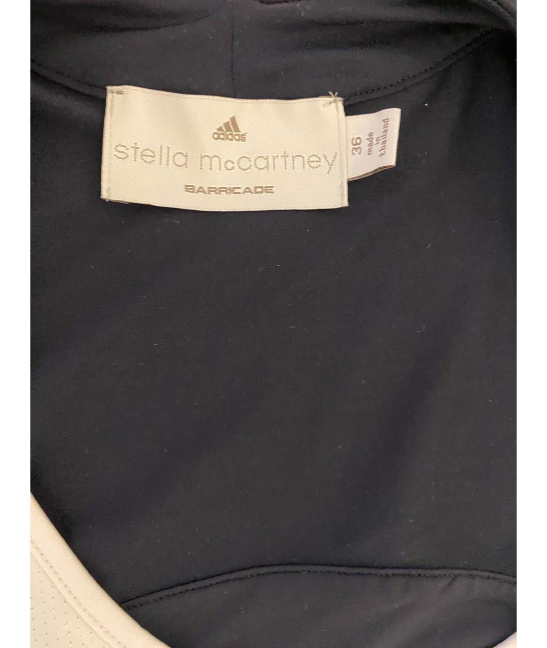ADIDAS BY STELLA MCCARTNEY Темно-синяя полиэстеровая футболка, фото 3