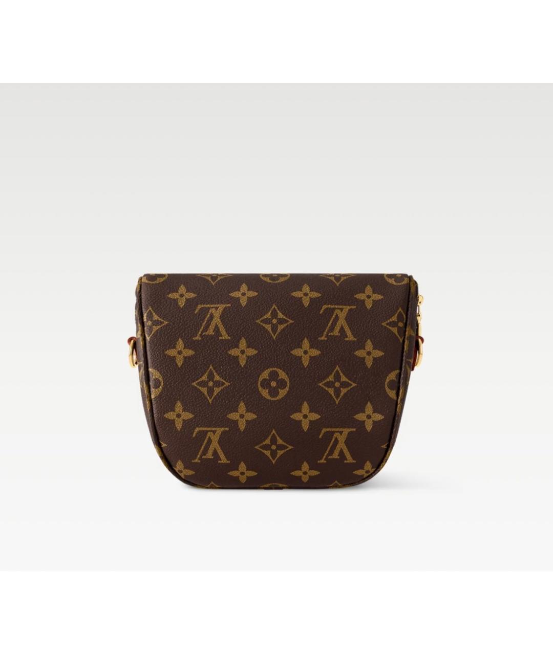 LOUIS VUITTON Коричневая поясная сумка из искусственной кожи, фото 5