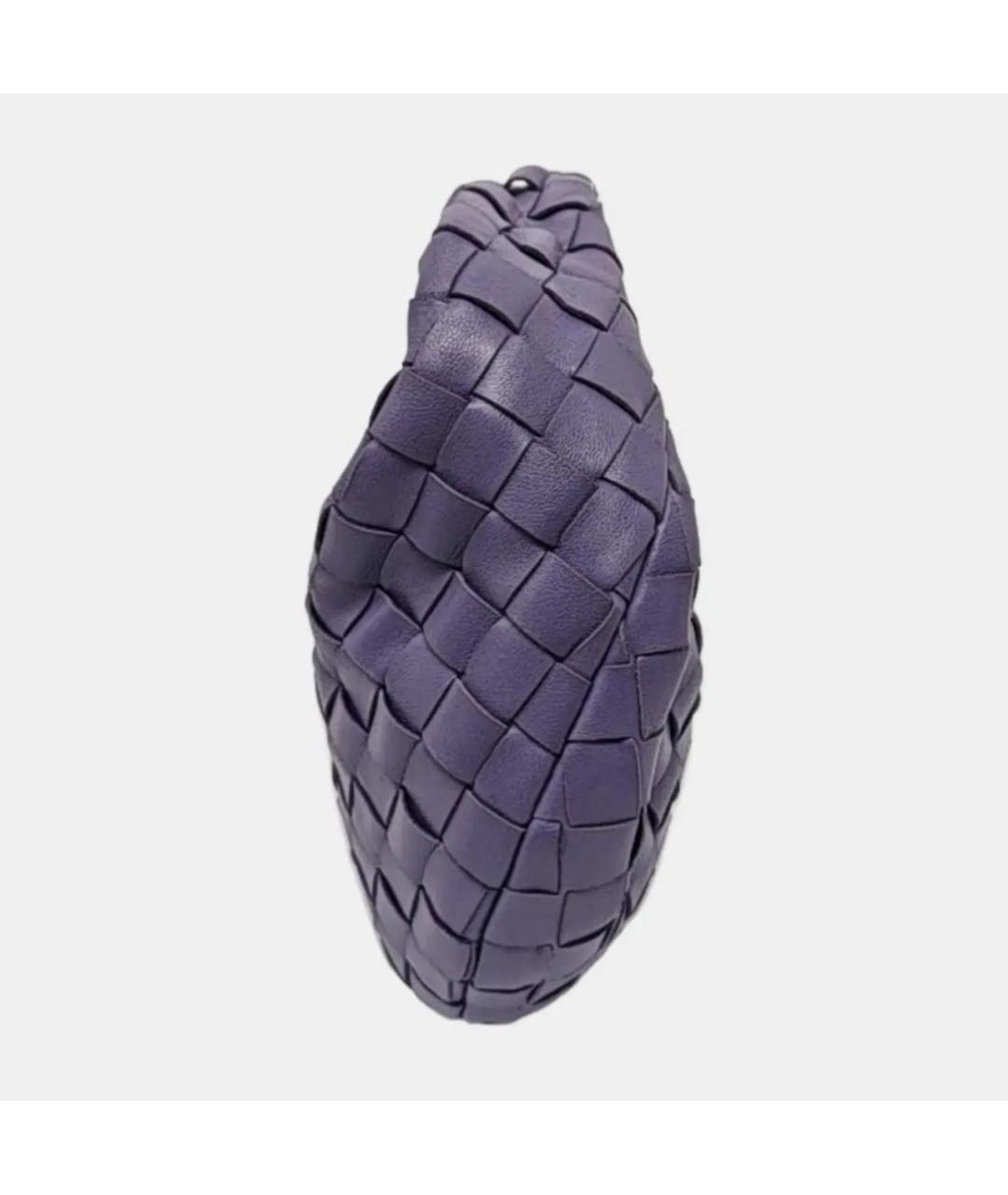 BOTTEGA VENETA Фиолетовая кожаная сумка с короткими ручками, фото 2