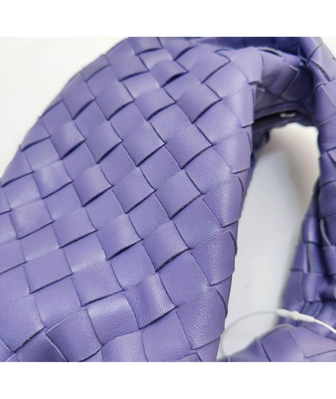 BOTTEGA VENETA Фиолетовая кожаная сумка с короткими ручками, фото 5