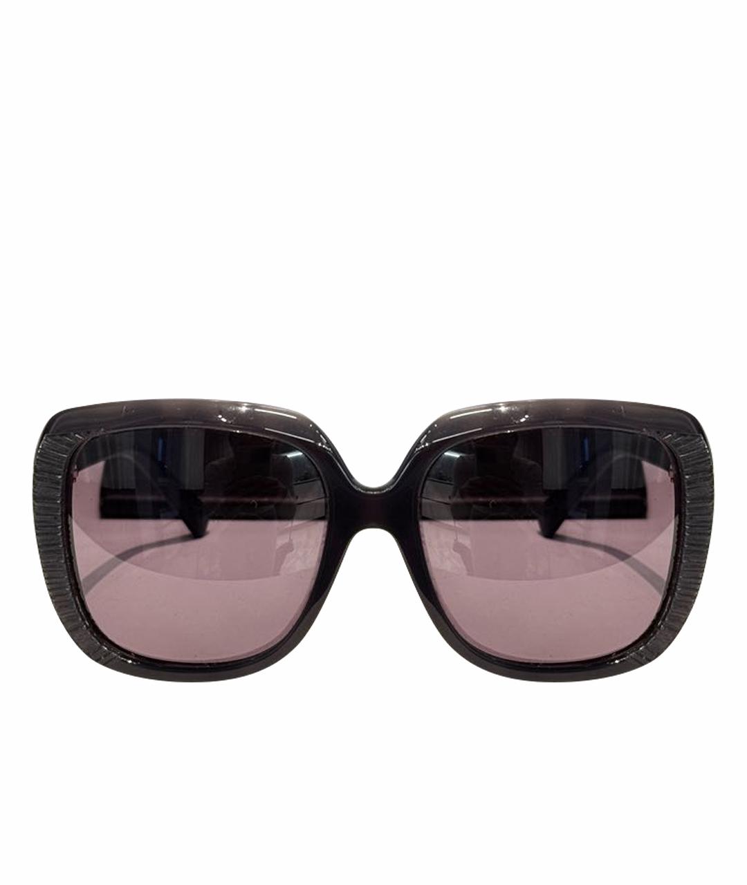 CHRISTIAN DIOR Черные пластиковые солнцезащитные очки, фото 1