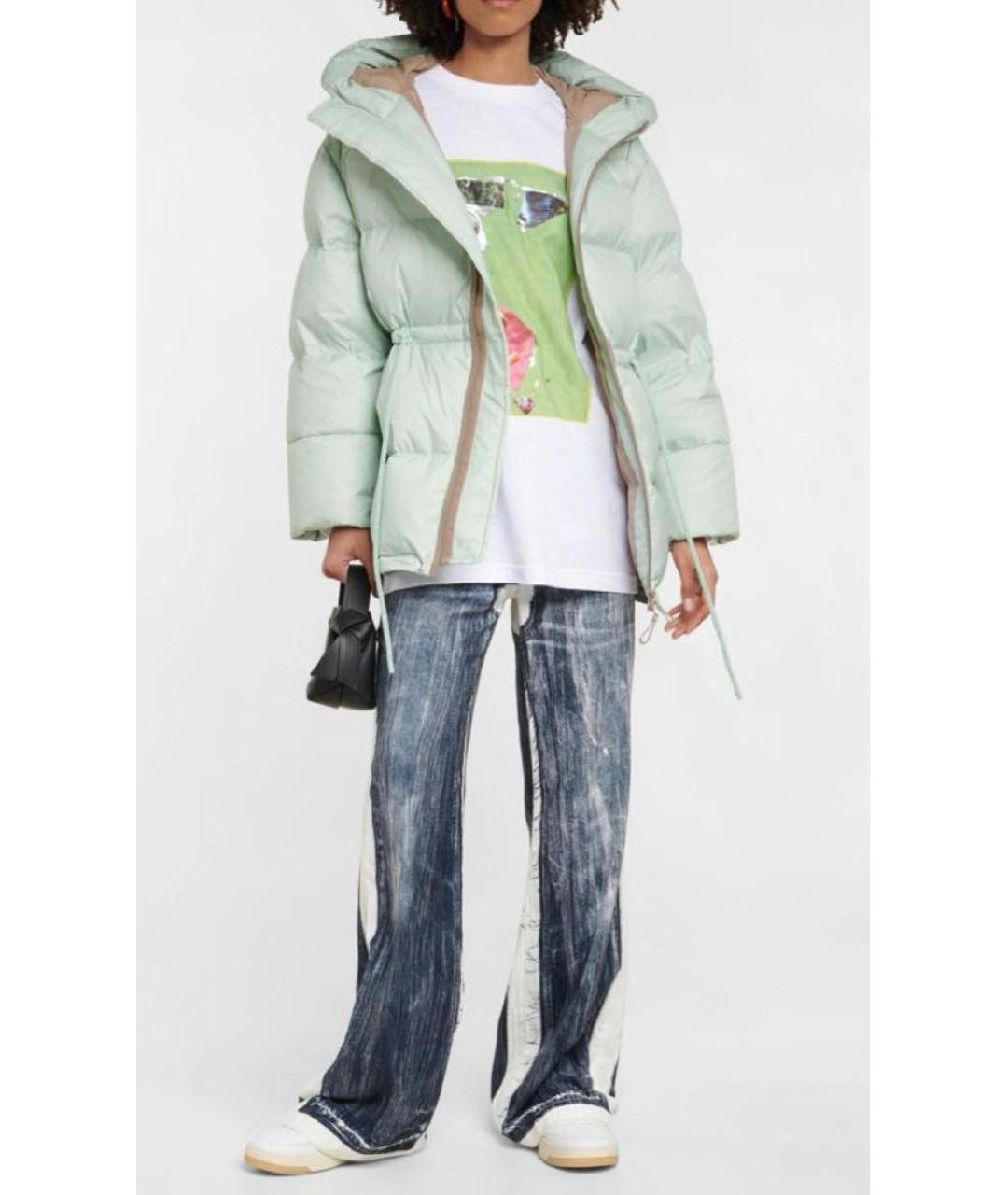 ACNE STUDIOS Бирюзовый пуховик, фото 3