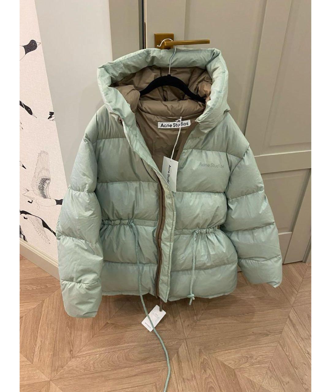 ACNE STUDIOS Бирюзовый пуховик, фото 2