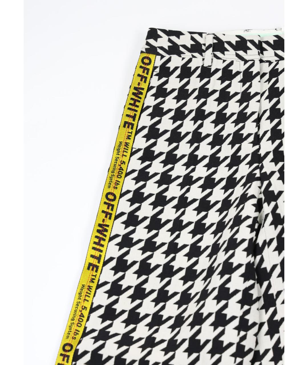 OFF-WHITE Мульти шерстяные брюки широкие, фото 6