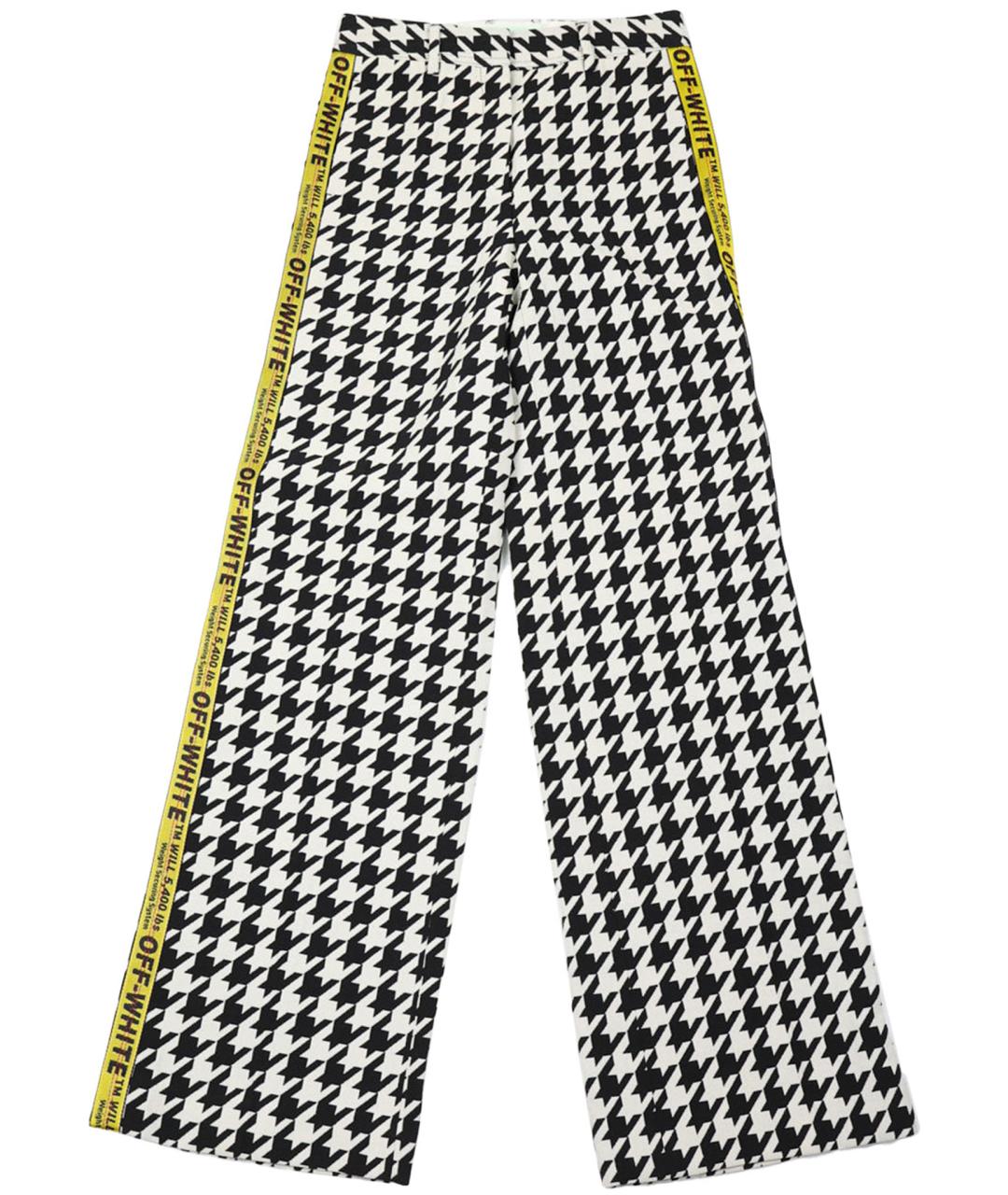 OFF-WHITE Мульти шерстяные брюки широкие, фото 1