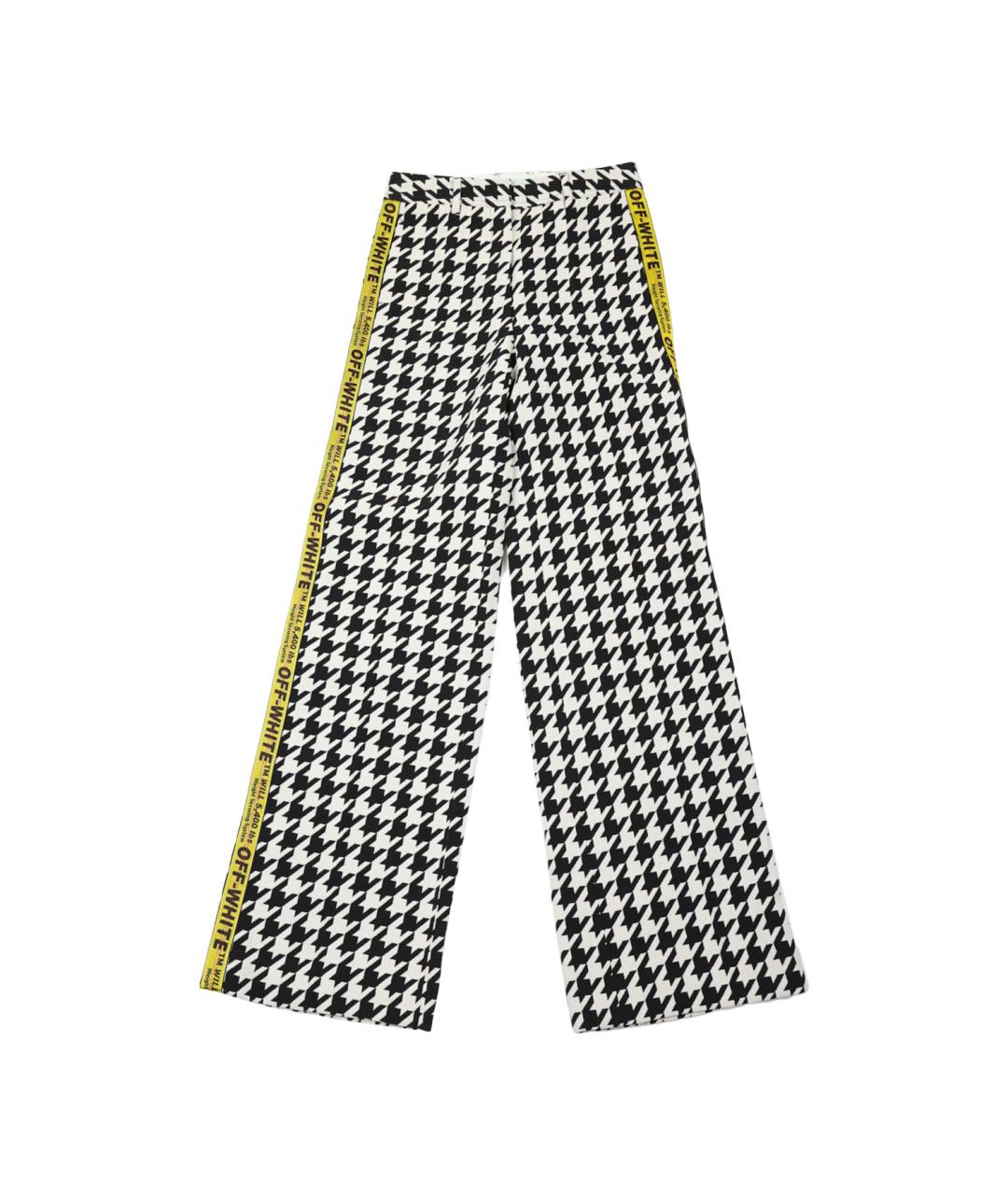 OFF-WHITE Мульти шерстяные брюки широкие, фото 7