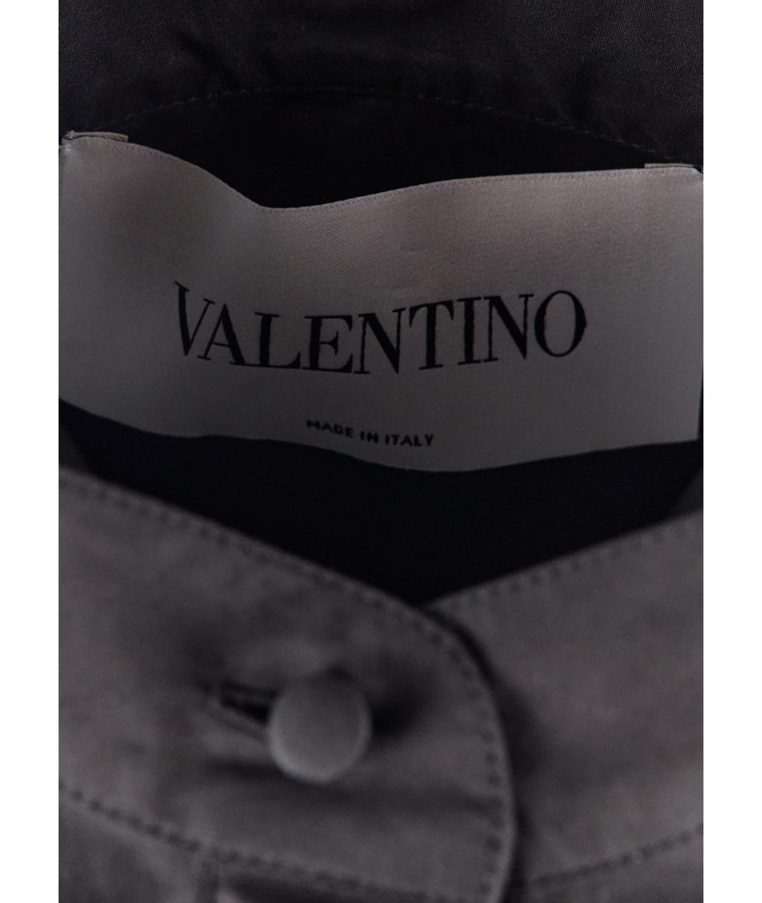 VALENTINO Черное полиамидовое повседневное платье, фото 5