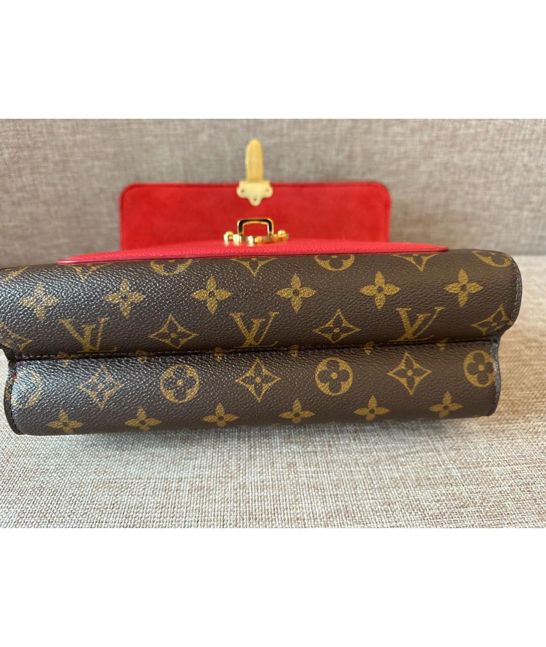 LOUIS VUITTON Красная сумка через плечо, фото 3