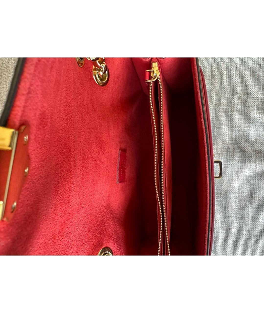 LOUIS VUITTON Красная сумка через плечо, фото 4