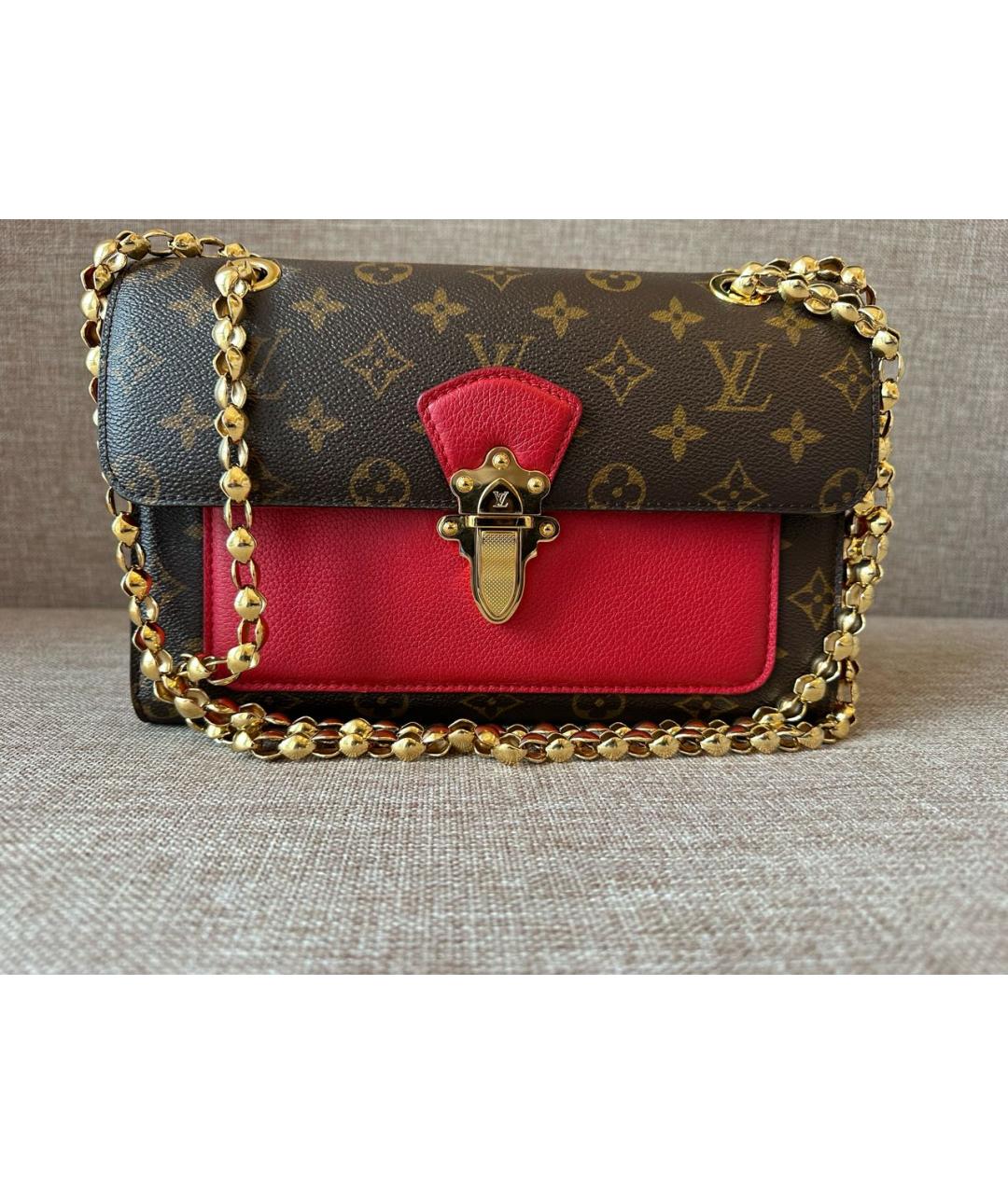 LOUIS VUITTON Красная сумка через плечо, фото 2