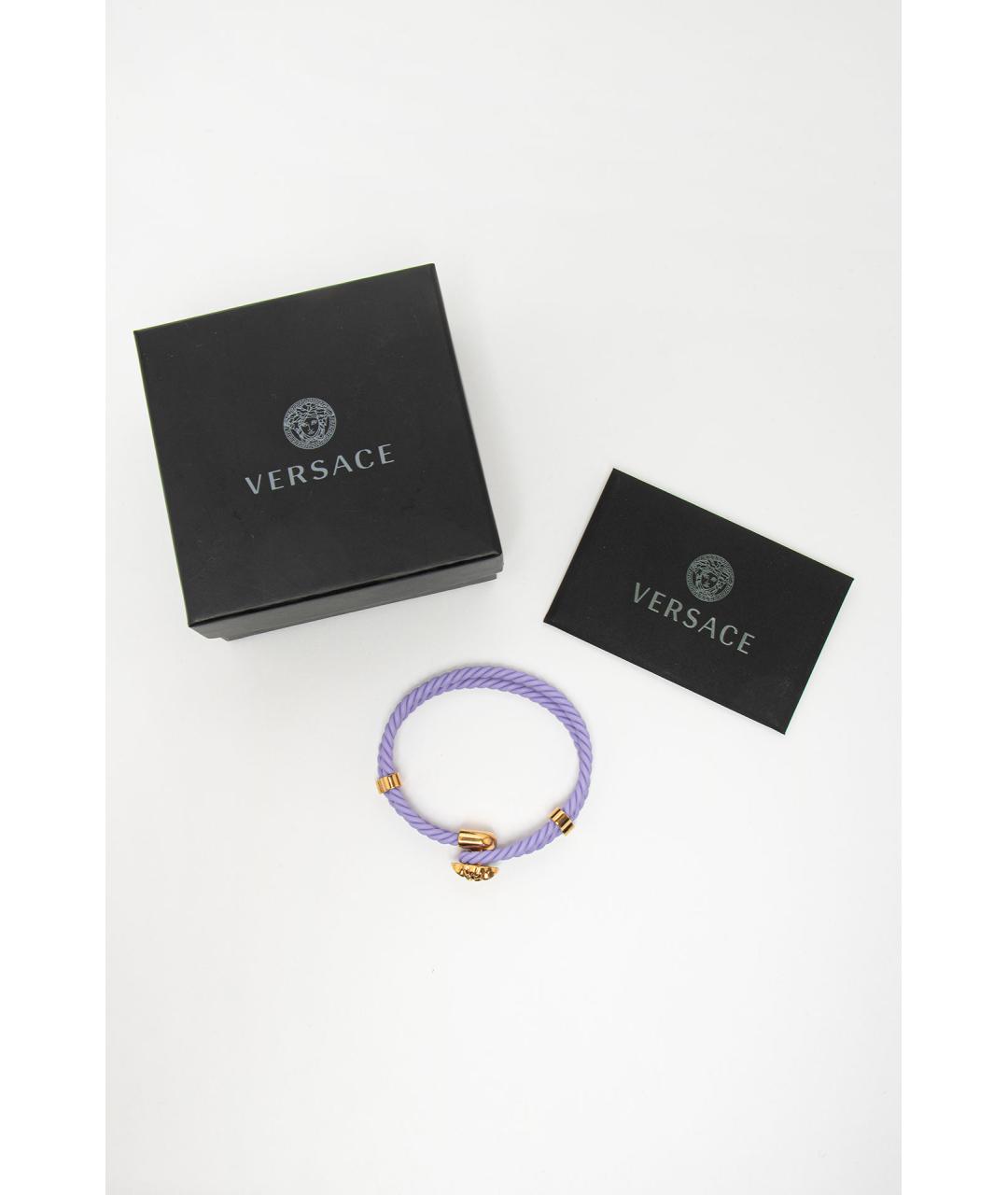 VERSACE Фиолетовый браслет, фото 3