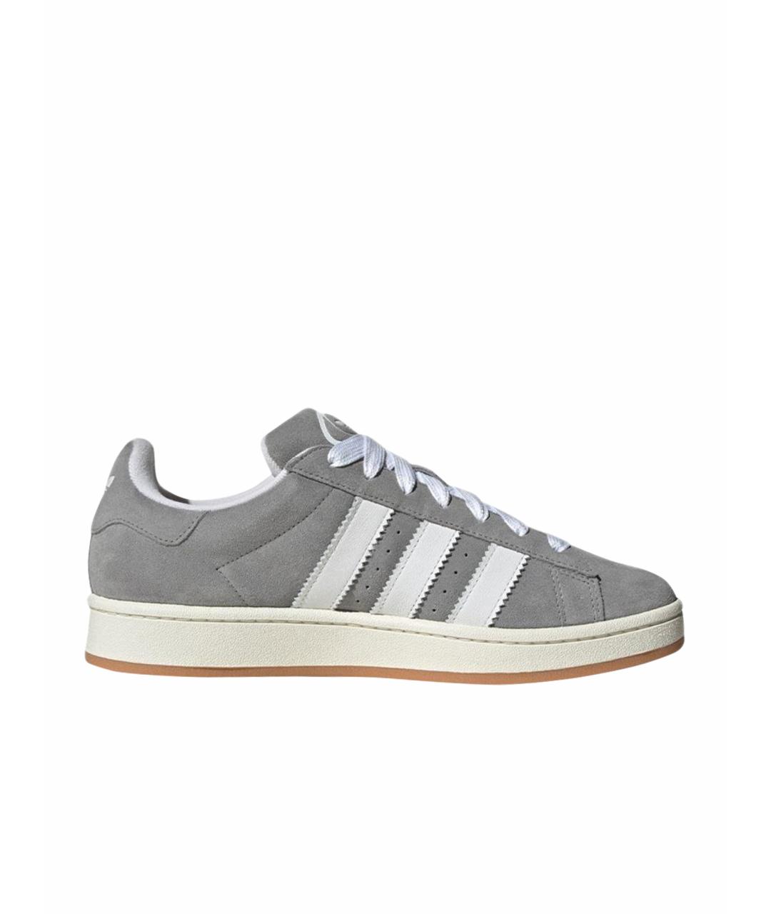 ADIDAS Белые замшевые низкие кроссовки / кеды, фото 1