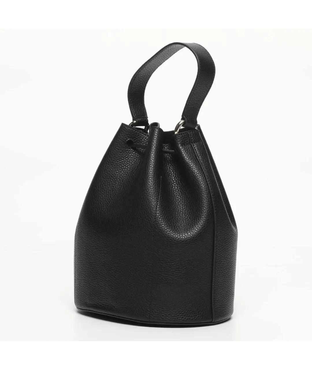 FURLA Черная кожаная сумка через плечо, фото 2