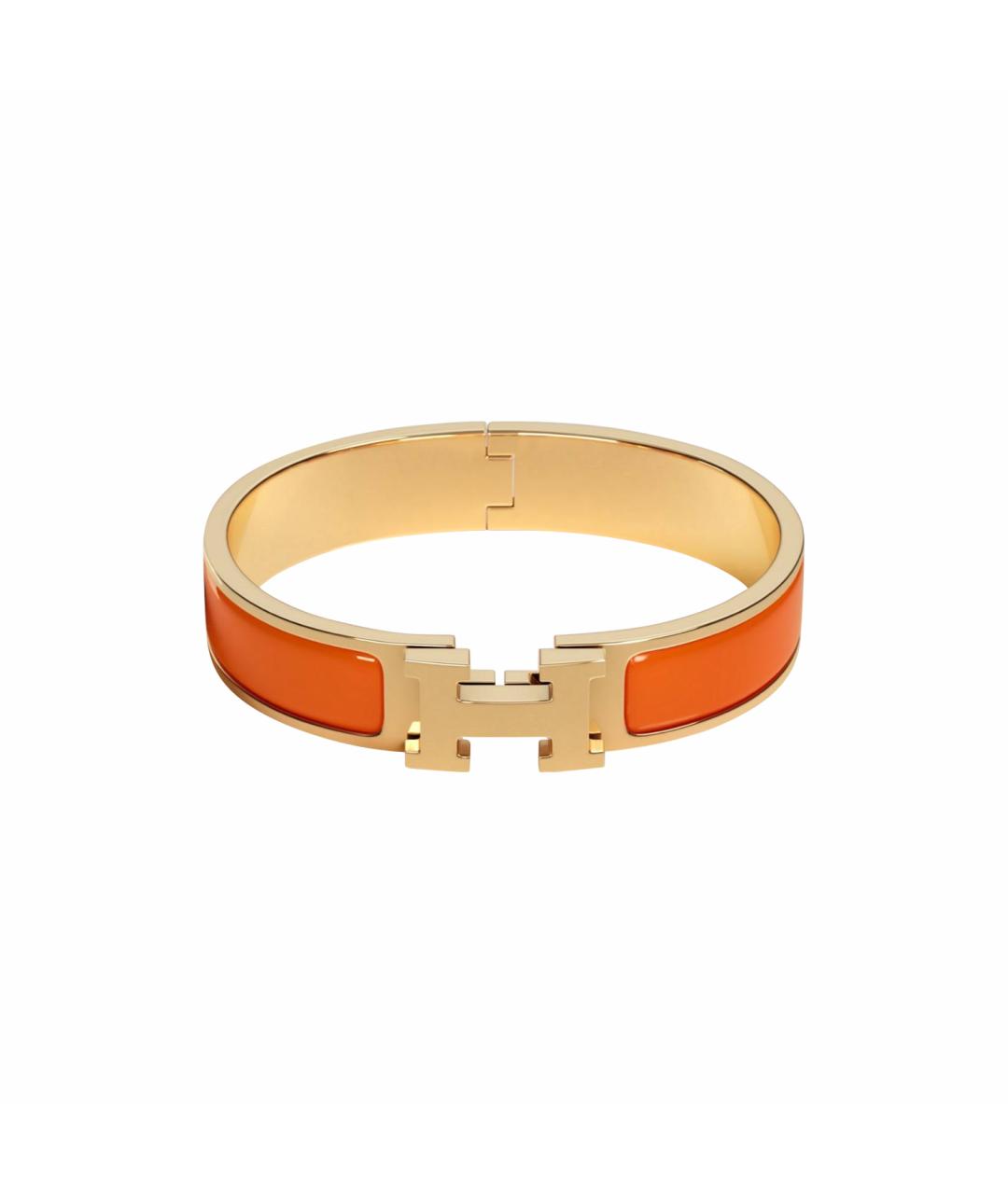 HERMES Оранжевый браслет из желтого золота, фото 1