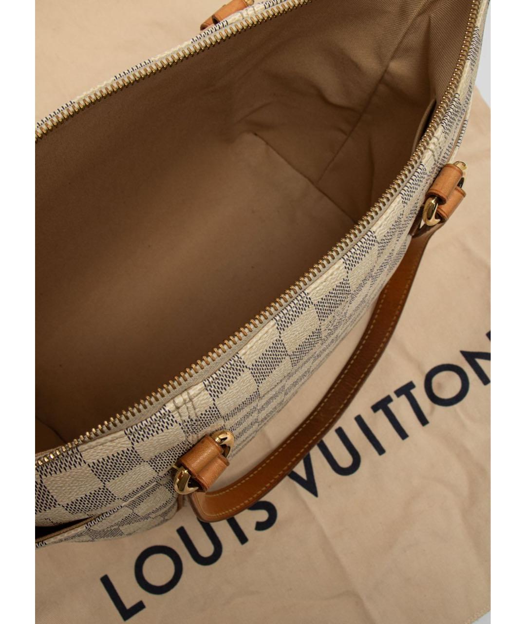 LOUIS VUITTON Белая сумка тоут, фото 4