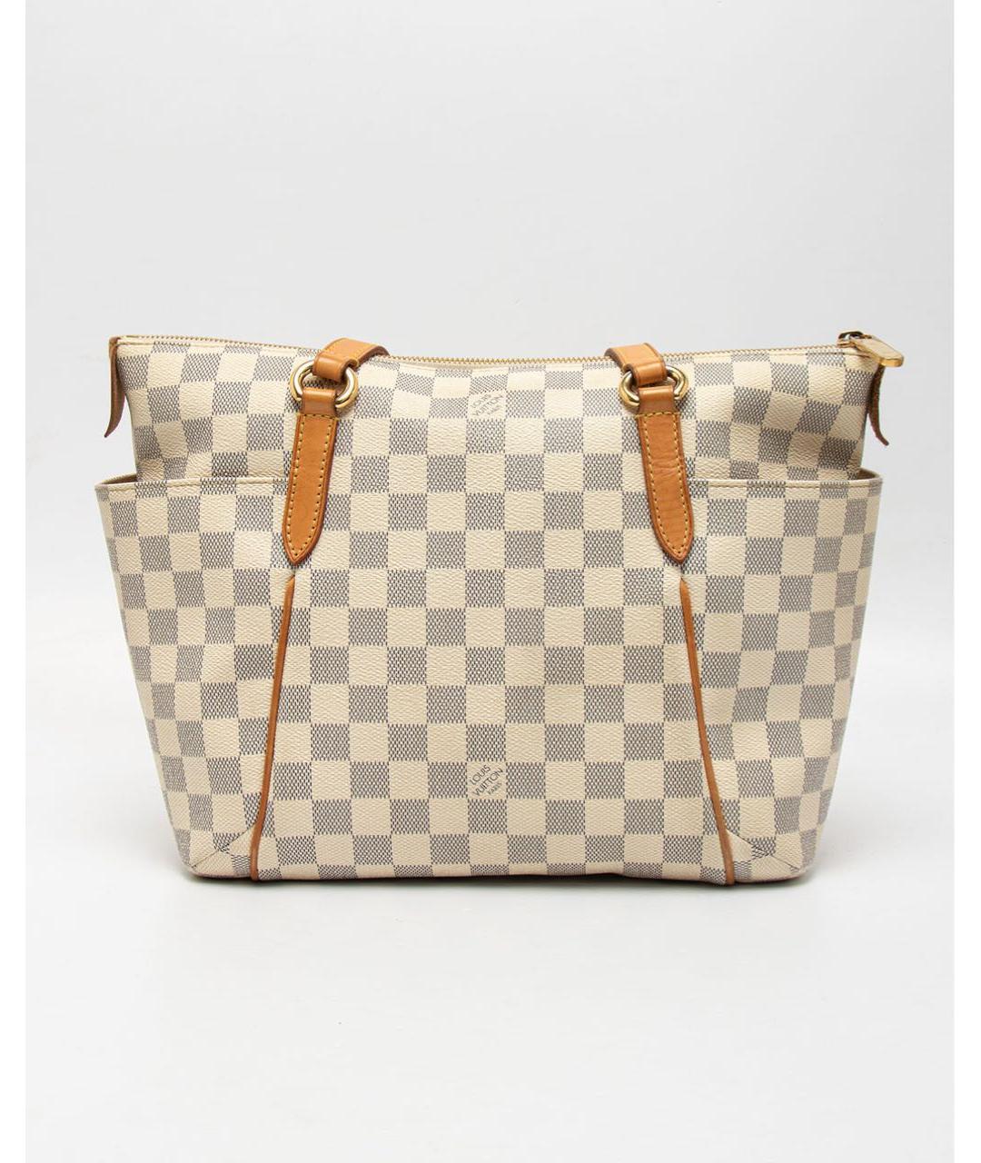LOUIS VUITTON Белая сумка тоут, фото 5
