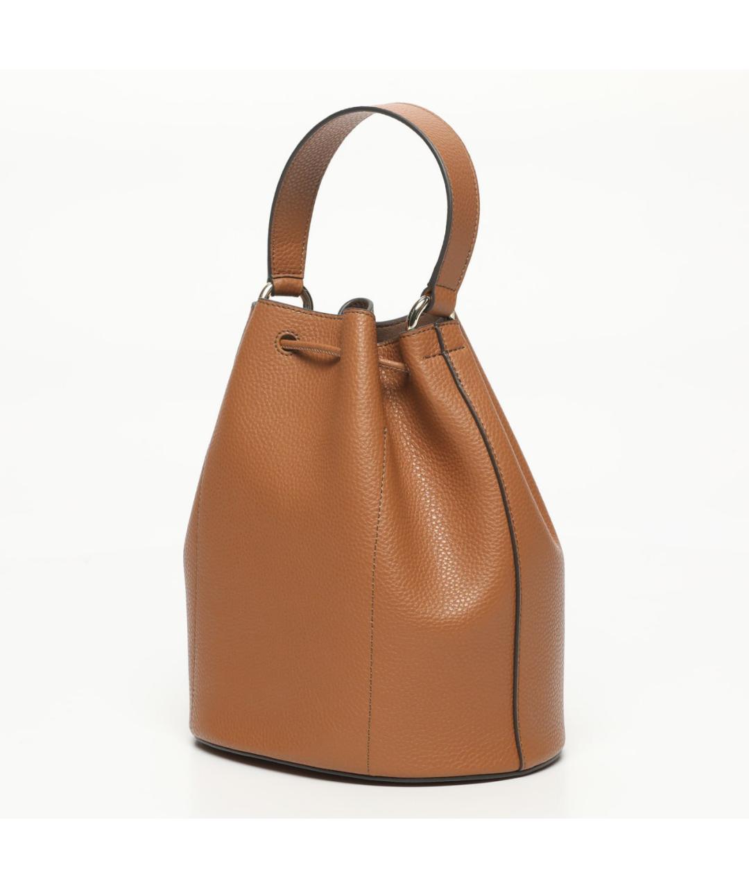 FURLA Коричневая кожаная сумка через плечо, фото 2