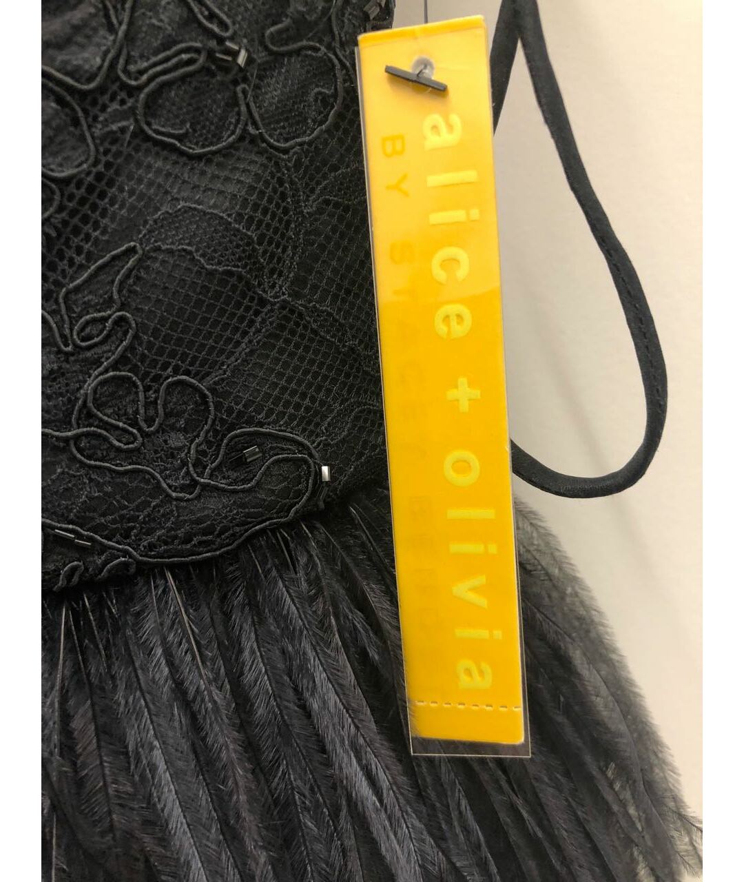 ALICE+OLIVIA Черное вечернее платье, фото 5