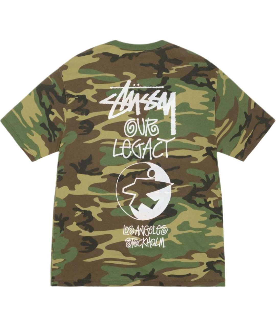 STUSSY Мульти хлопковая футболка, фото 2