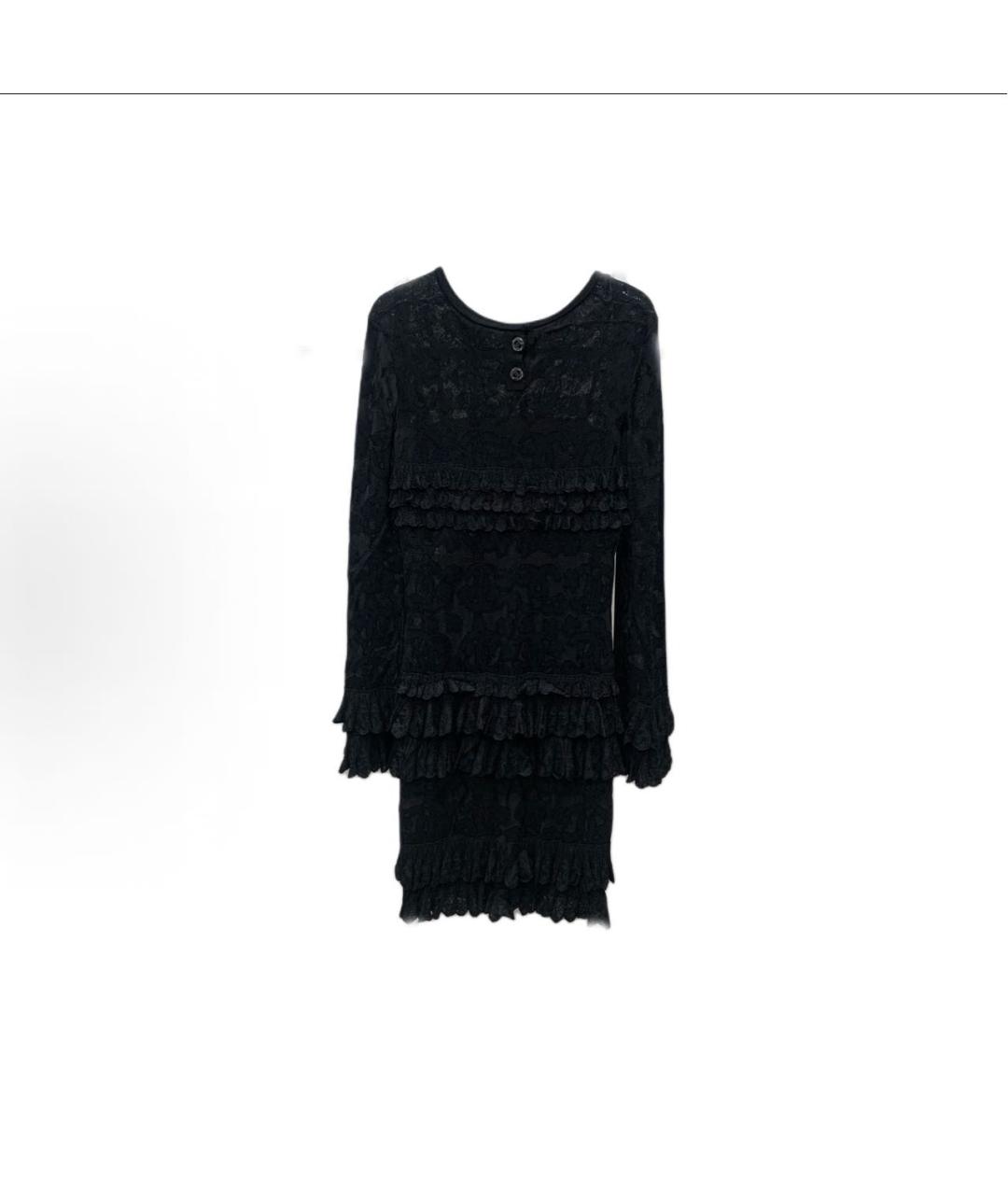 CHANEL Черное повседневное платье, фото 4