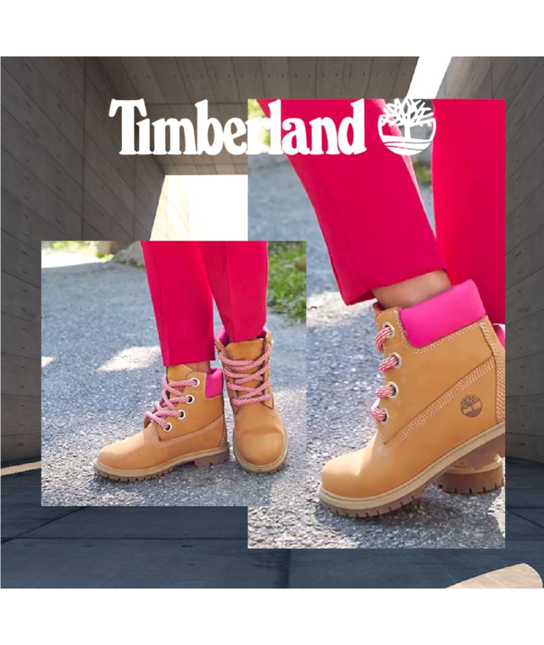 TIMBERLAND Горчичные замшевые высокие ботинки, фото 7
