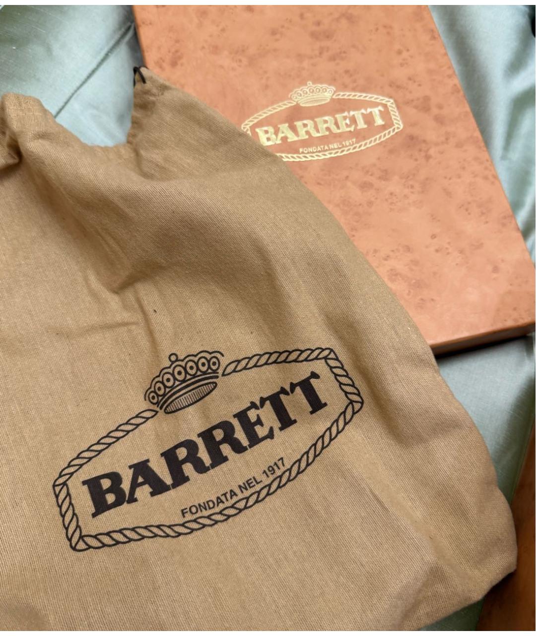 BARRETT Черные кожаные туфли, фото 7