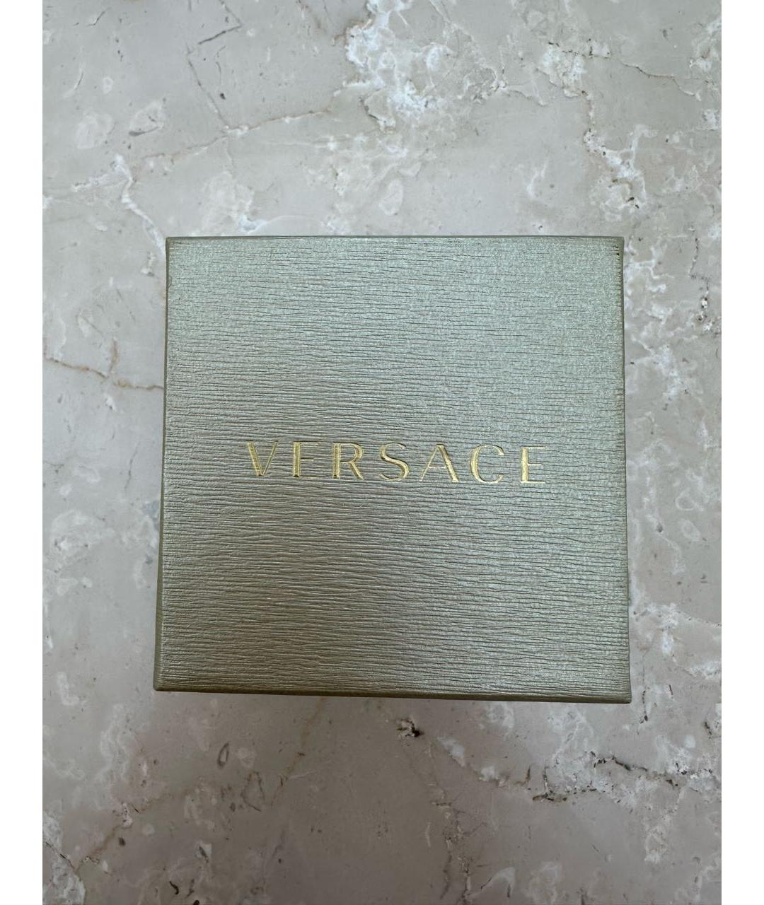 VERSACE Оранжевое латунные серьги, фото 6