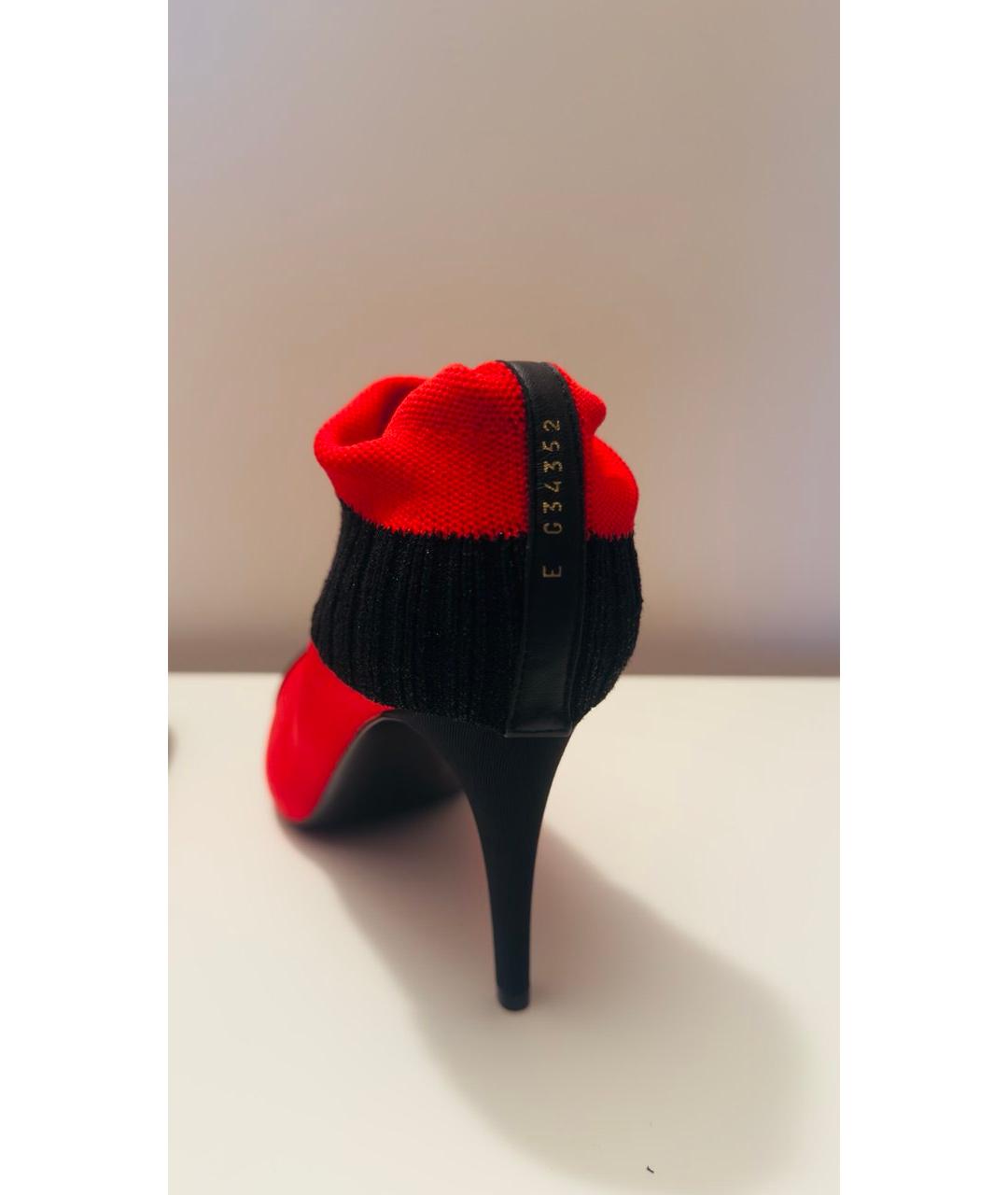 CHANEL Красные ботильоны, фото 8