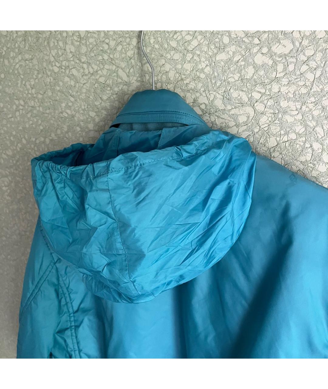 ISSEY MIYAKE Голубая полиамидовая куртка, фото 5