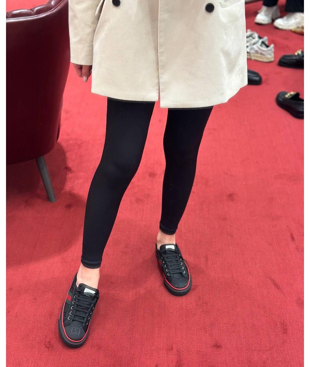 GUCCI Черные кеды, фото 5