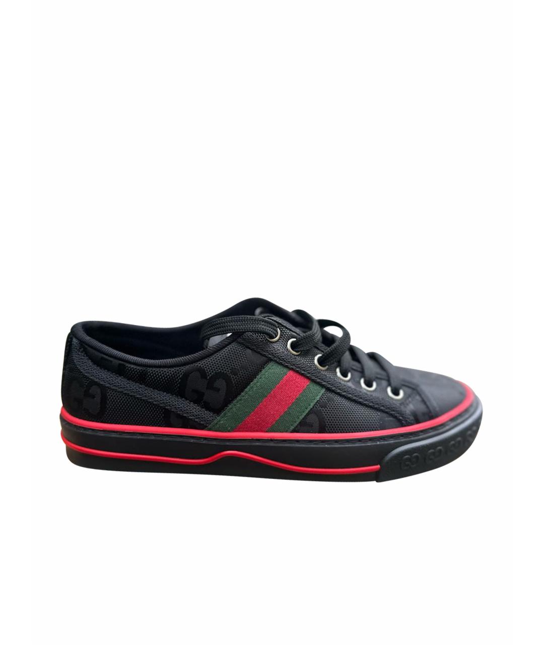 GUCCI Черные кеды, фото 1