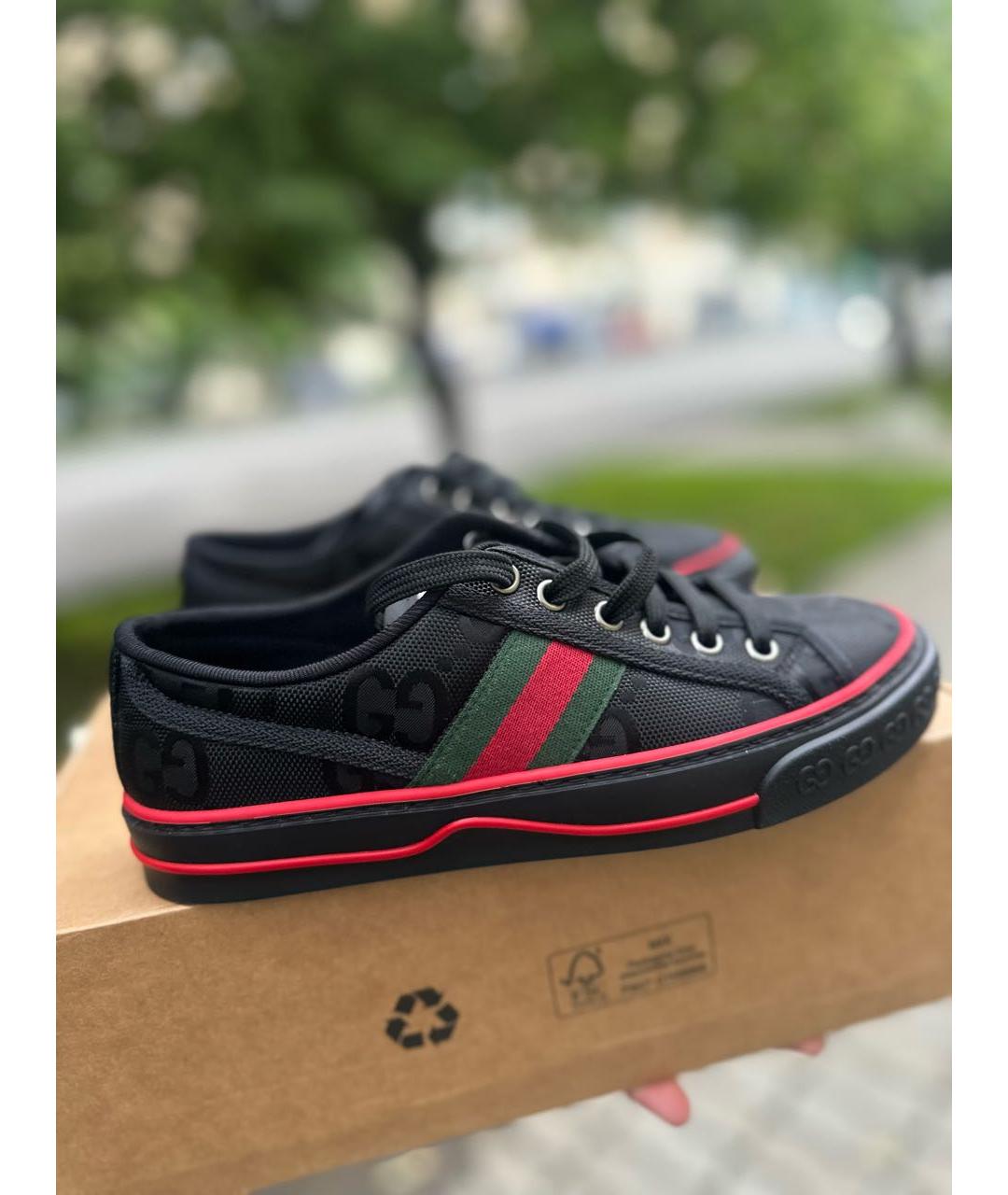 GUCCI Черные кеды, фото 6