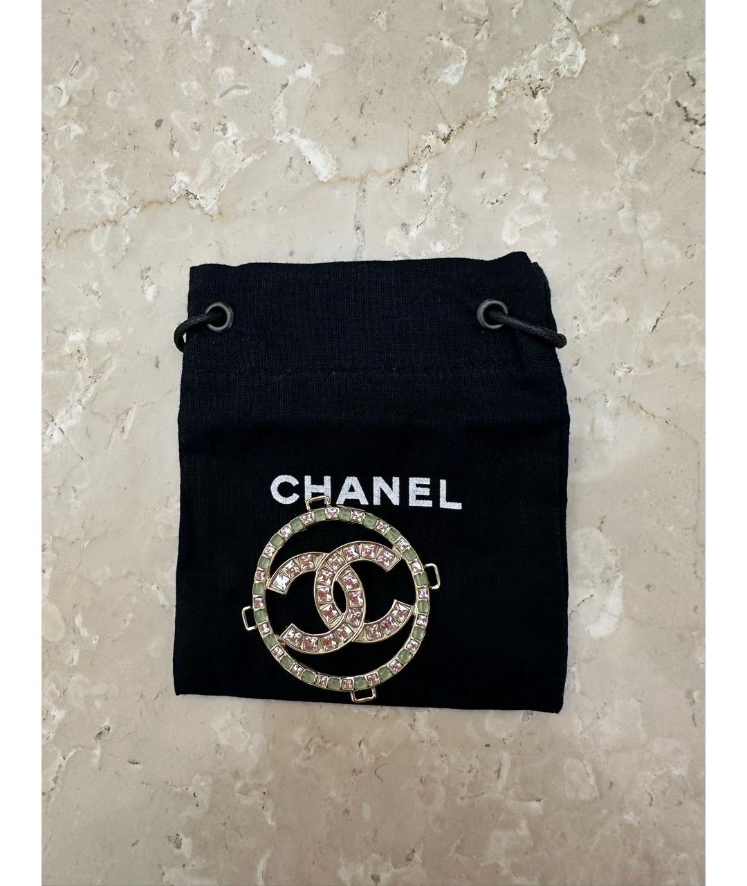 CHANEL Темно-синяя хлопковая футболка, фото 4