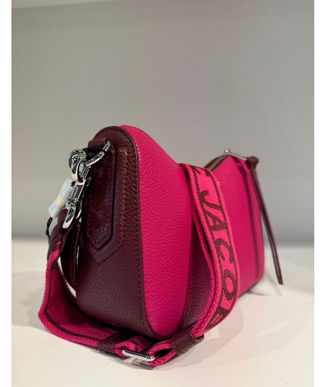 MARC JACOBS Фуксия кожаная сумка через плечо, фото 2