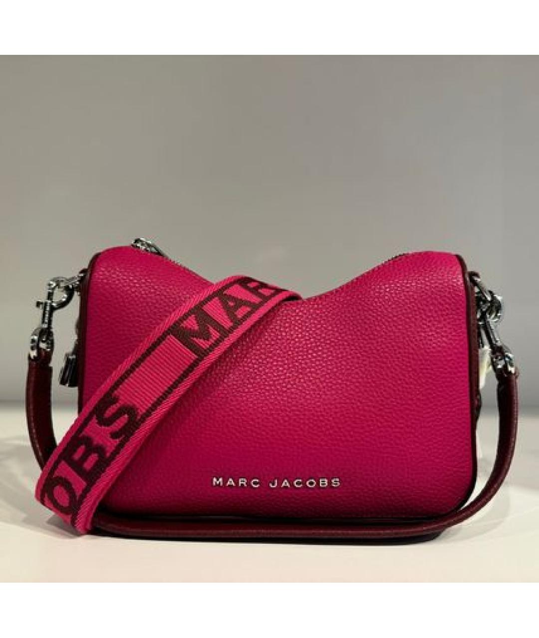 MARC JACOBS Фуксия кожаная сумка через плечо, фото 8