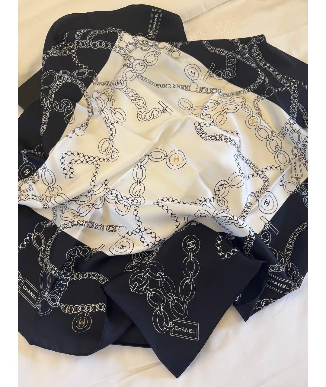 CHANEL Белая повязка на голову, фото 3
